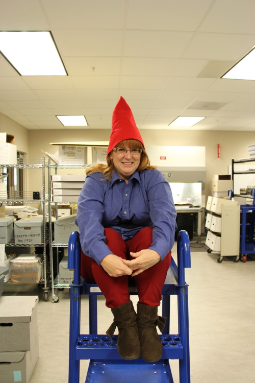 Happy (belated) Halloween! Look what we found on Halloween in the Decontamination Lab at our Preserv