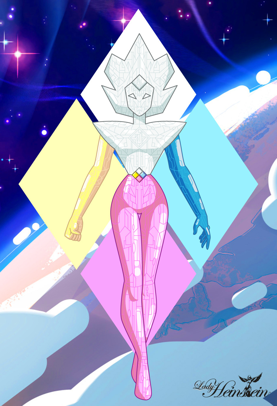 lady-heinstein-blog:  The Diamond ShipCon el especial “Wanted” de Steven Universe