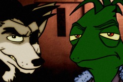 starfoxseries:  Wolf O’Donnell and Leon