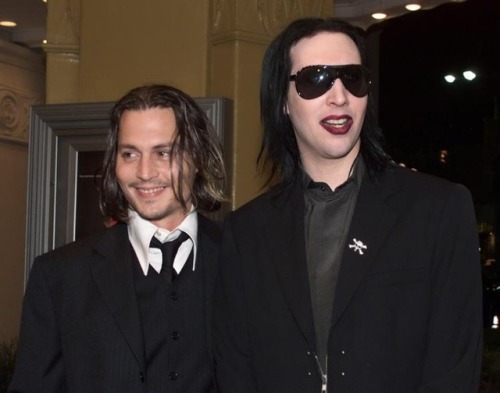 Porn fl0wsb0thways:  Depp & Manson 🥀🖤 photos