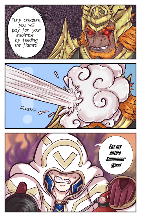 diadoescomics:Rated R for Summoner rage.Bonus: Keep reading