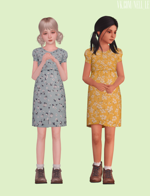 Child Dresses (+Bonus)Dress N3hq compatiblebase game compatible10 swatchesedit of EA’s meshesall lod