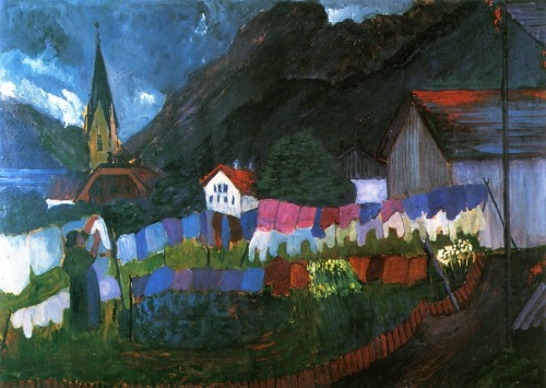 lilacsinthedooryard:Marianne von WerefkinIn the Village, 1910