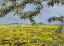 dappledwithshadow:  Dandelions, Cuno Amiet,