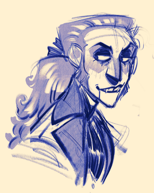 It’s been so long that I’ve forgotten how to draw this gorgeous puppet man. And whoops m