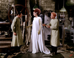  Colorized still from The Bride of Frankenstein