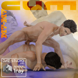 Cum  is composed of 12 poses for lovers M7M7 enjoying each other.