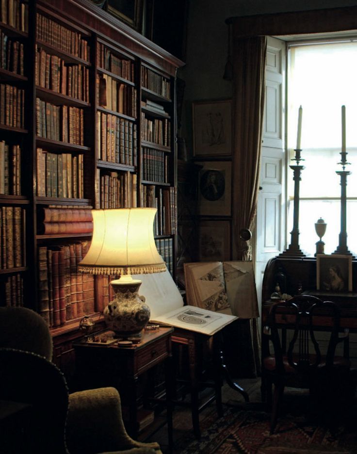 awakyn:  Untouched since 1964, library of Sir Albert Richardson, esteemed architect