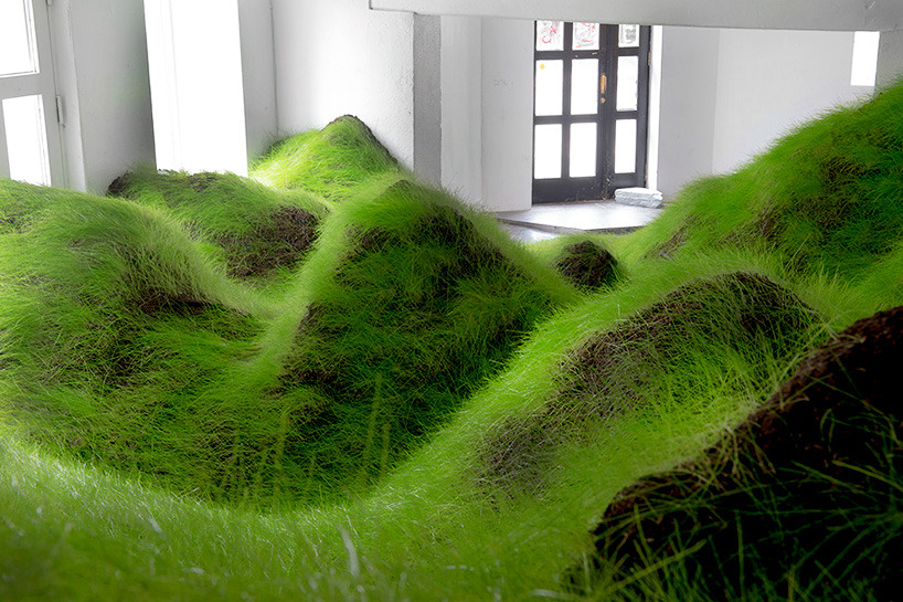 homelimag:  &lsquo;Not Red but Green&rsquo; Art Installation by Per Kristian