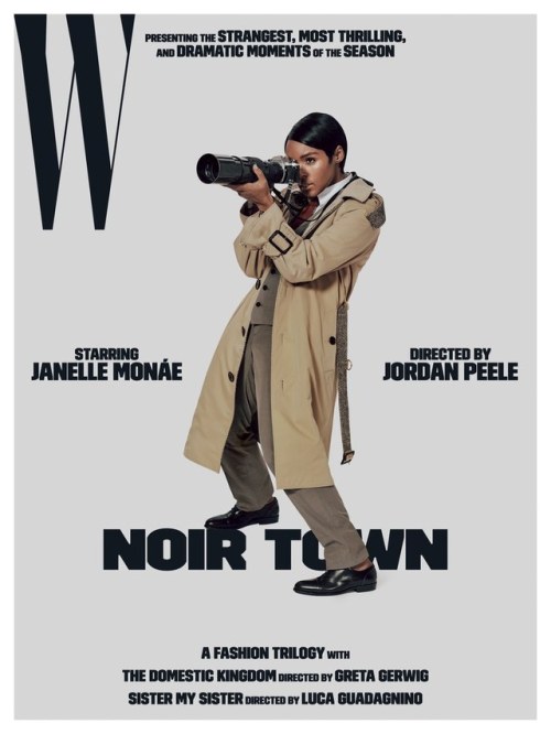 girlwithlandscape: Janelle Monáe Stars in “Noir Town,” Directed by Jordan Peele P