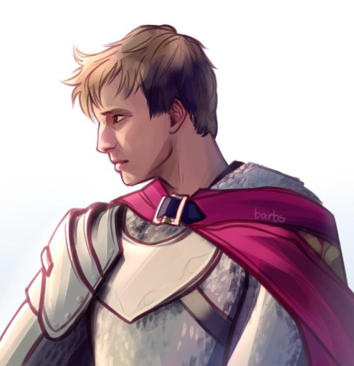 barbsart: I draw way too little fanart for this show so have the love of my life Arthur Pendragon in
