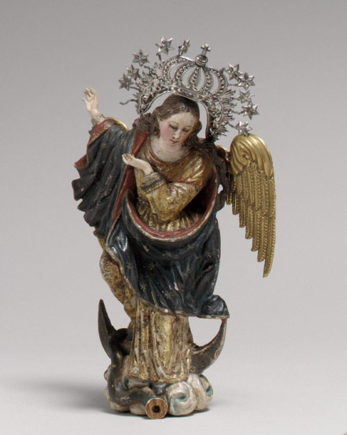 18th century,Ecuador, Virgin of Quito, based on a painting by Miguel de Santiago.