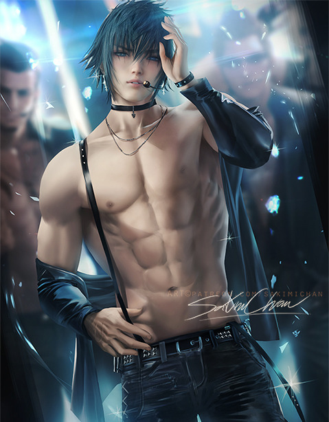 sakimichan: Term summary ! sign up ends tomorrow tonight :3 PSD, HD jpg, video  process, nudie,2 past hetero, BL, tutorials>  http://www.patreon.com/sakimichan  