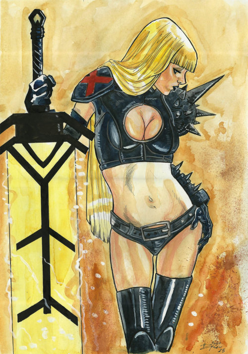 dailydamnation:  Illyana RasputinArtist: Diogo AraújoSource: DeviantArt 