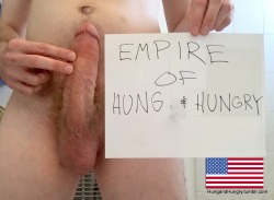 hungandhungry:  USA - nice big thick huge cut dong introducing us to The Empire of Hung and Hungry 