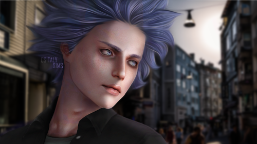 The Sims 3 - Shinsou HitoshiCC list and B/A editing below the cut:CC list:Skin: @kurasoberina​Pores: