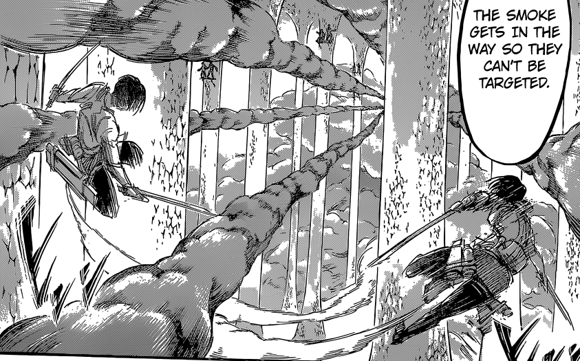 fuku-shuu:   Levi &amp; Mikasa kicking ass in SnK Chapter 64 (Source)  GO ACKERMANS