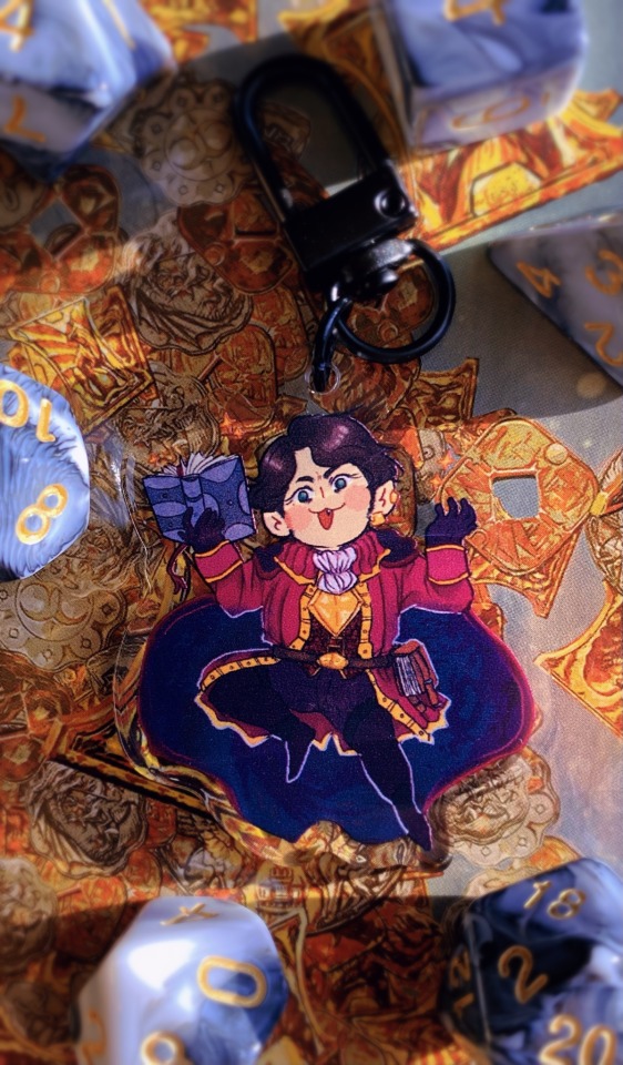 One Of My Fianc @littletohate And Is Dnd Character Couples I Made Into Charms Because Were Gay Left Is