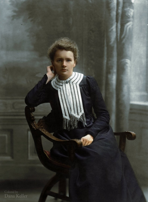 gammasbox:Marie Curie. 1905(via History In Color)