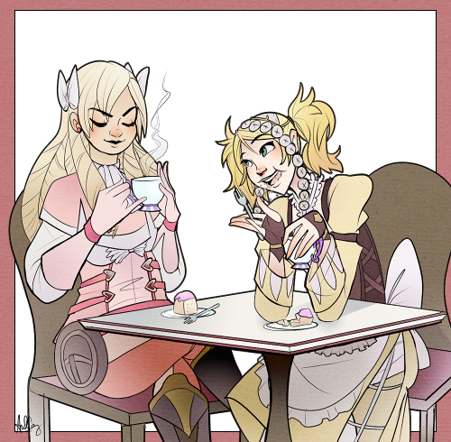 shadkatsart:“Lissa, darling, you are so lucky I’m ladylike enough for the both of us.”I had the urge