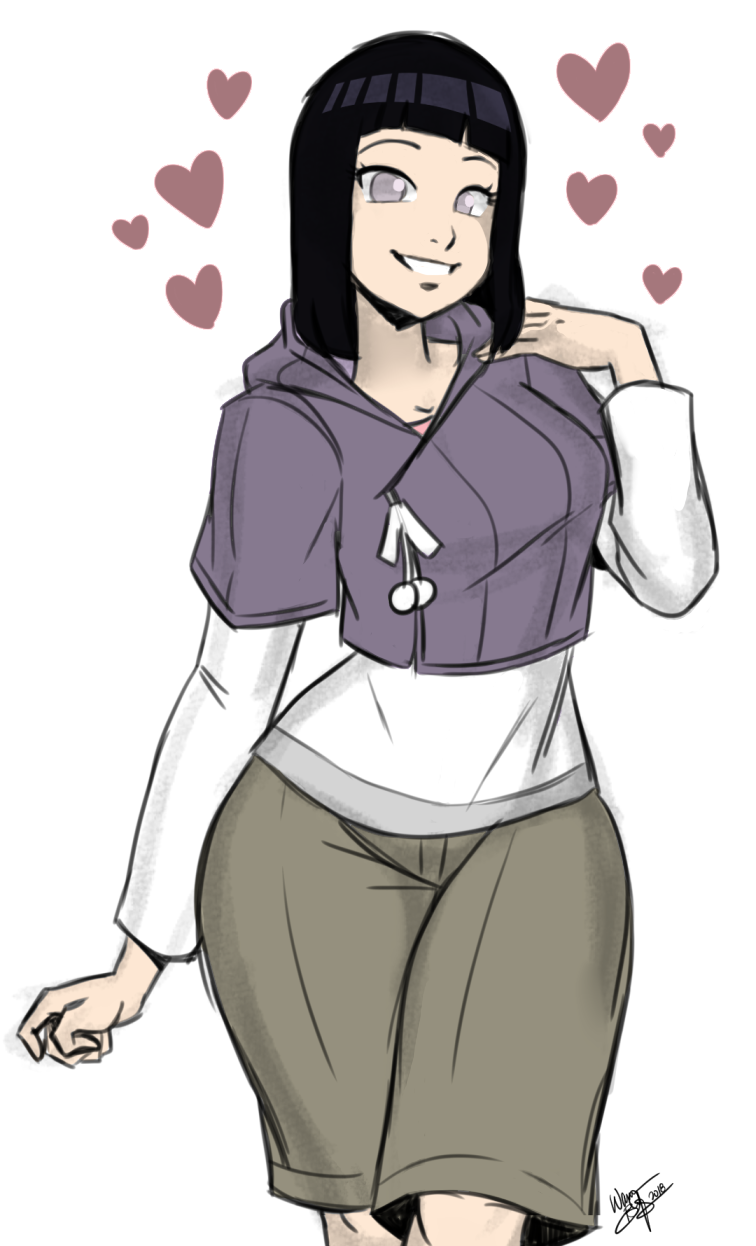 devinsaurusnext: Sexy Adult Hinata by @aeolus06: Colored by BloxWastesYourTime @darkwhenmilked‘s
