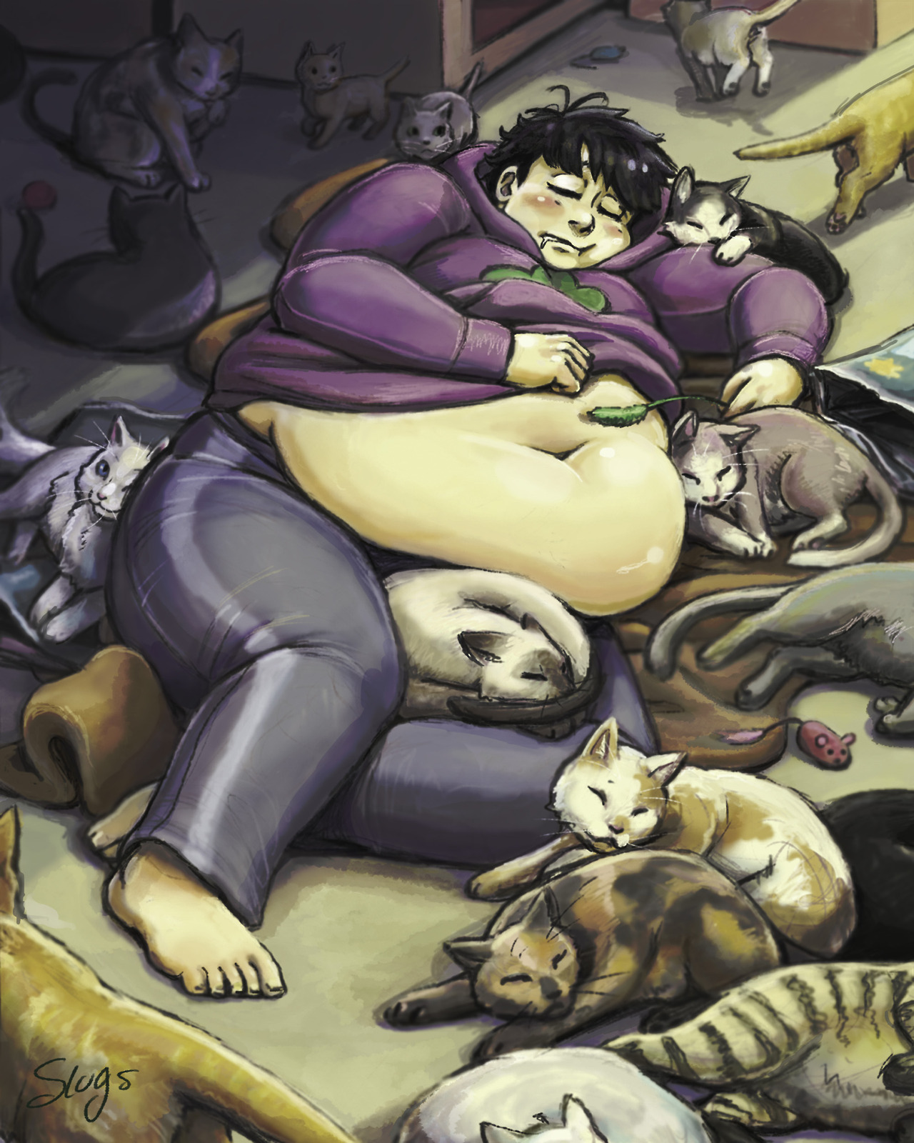 chubluvin:  servant-of-slugs:The zine’s been released so I can finally post this~