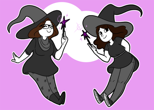 Two more witches! My buddies Jillian and Bethy are so good to me.They are the witches of being sweet