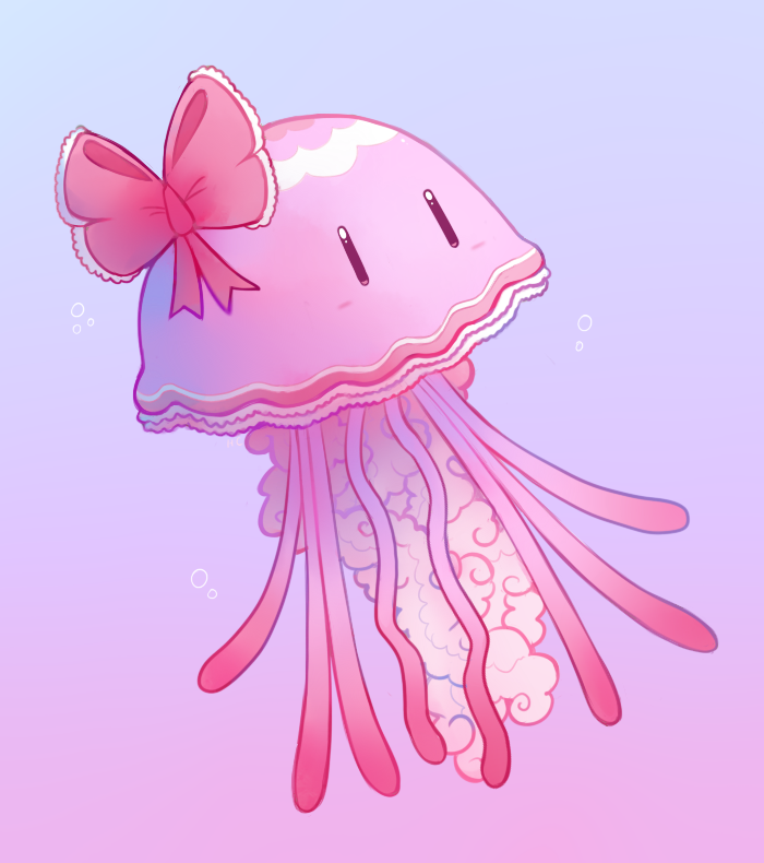 how to draw a cute jellyfish