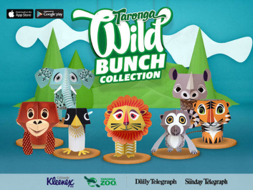 We created the exciting AR app for Taronga Wild Bunch Collection, a 7-day collectible partnership be