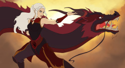 pipreyes:  “A Dance of Dragons”I’ve always wanted to do a Game of Thrones/Korra mashup! 