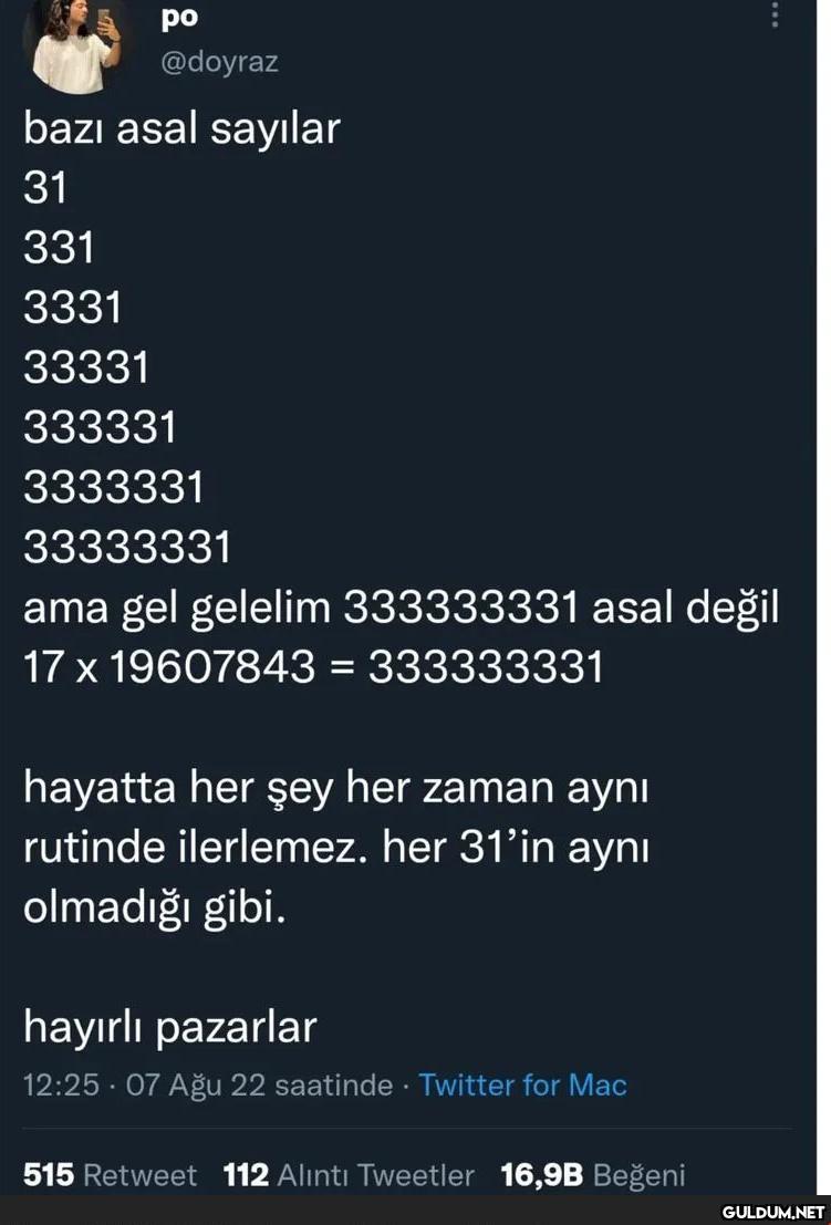 Hayırlı pazarlar...