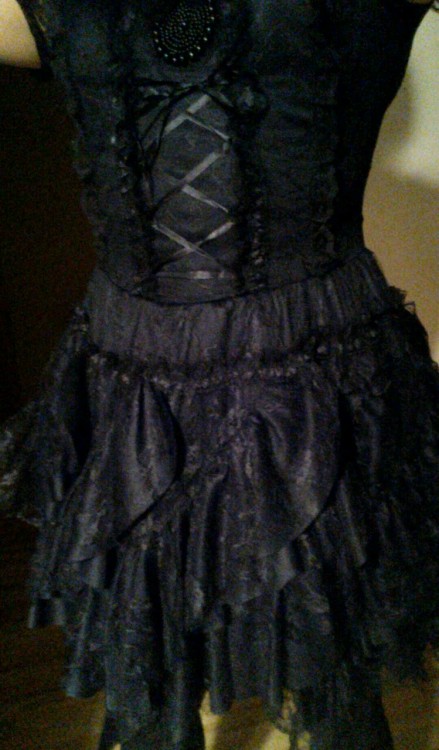 XXX solatrap:  New Gothic Lolita dress!!! 😍😍😍😍 photo