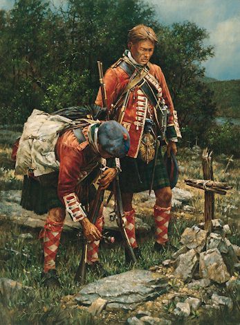 bantarleton: The artwork of Robert Griffing, portraying Scottish highlanders in North American durin