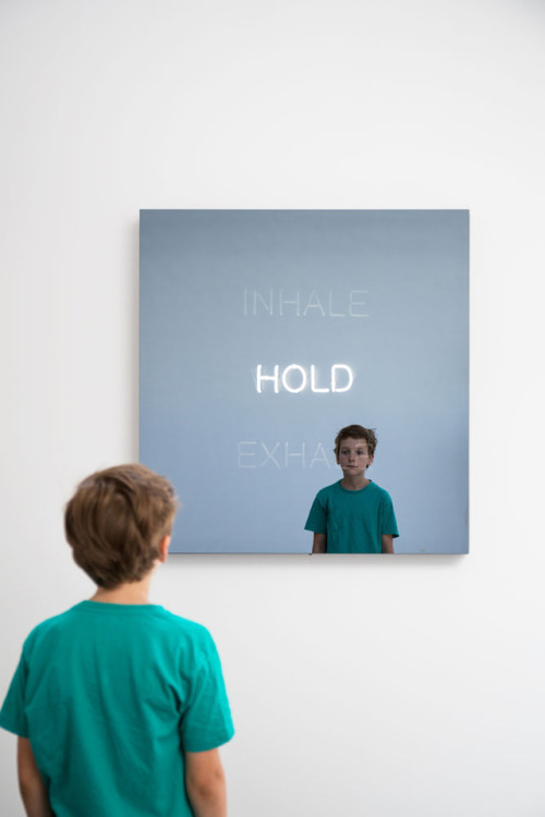 contemporary-art-blog: Jeppe Hein, Inhale Hol Exhale, 2016