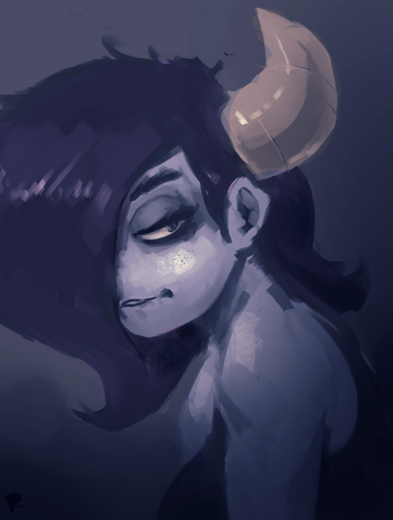 mrpeculiart:  I’d like to get more into painting.Have a Silvia   TWITTER | PATREON