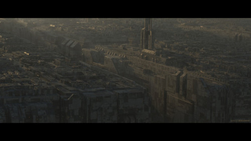 getamovieon: Coruscant “Environment based on the amazing cyclorama that was featured in Star Wars Ep