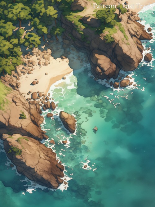 Coastal Beaches Map Pack ~ A Breathtaking Coastal Landscape Unfolds With Towering Cliffs Draped In Emerald