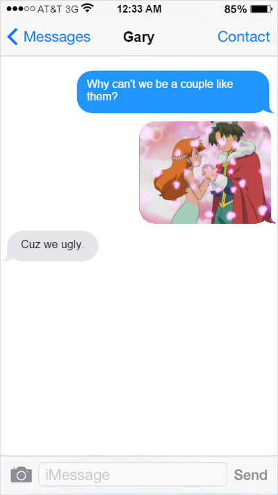 mypalletshippinglove:  Just made some more iPhone conversations between Ash and Gary