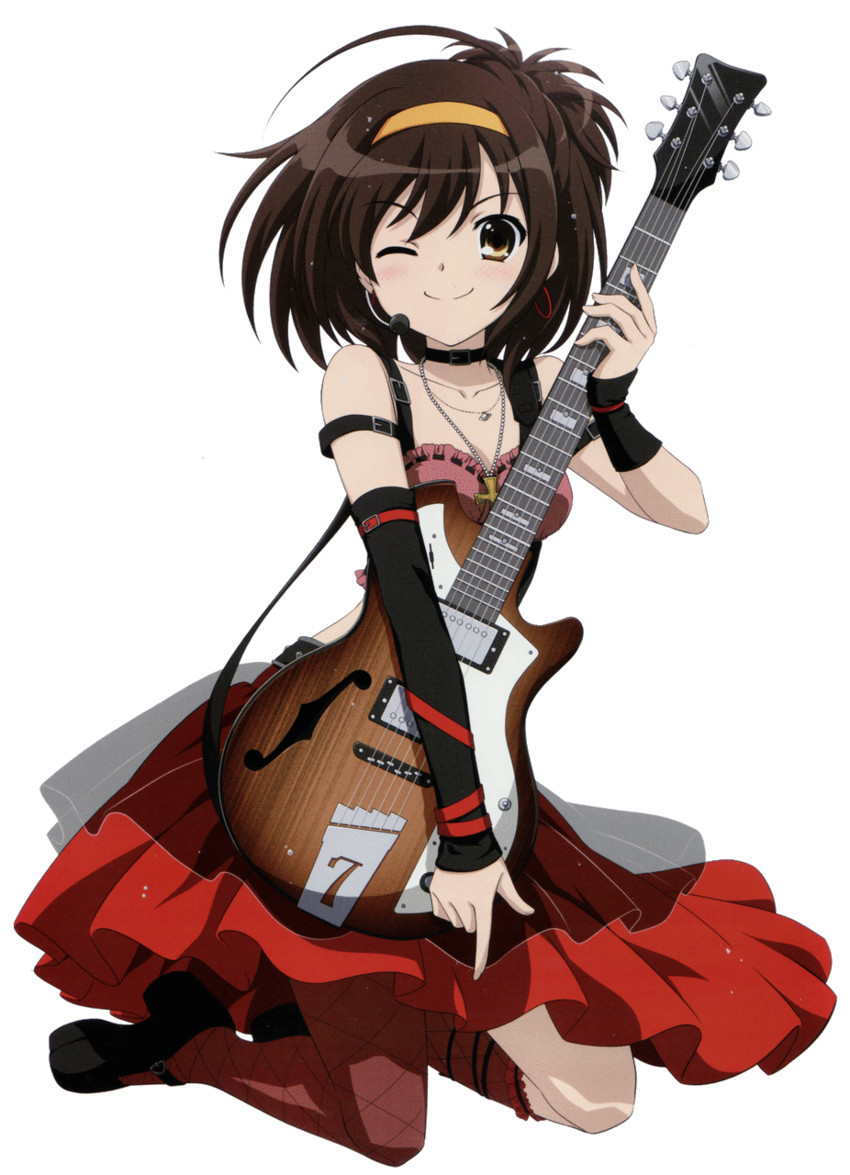 animeauthority:  Haruhi Suzumiya (The Melancholy of Haruhi Suzumiya)Official Illustration