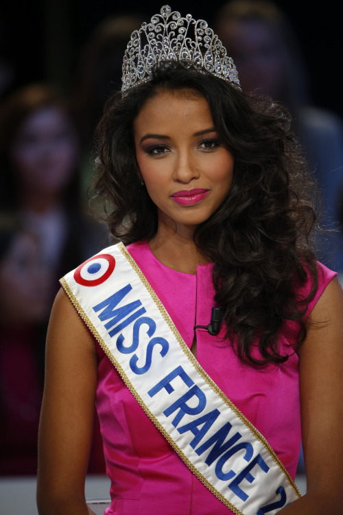 whiteboysdatingblackgirls:              Miss France 2014 Flora Co