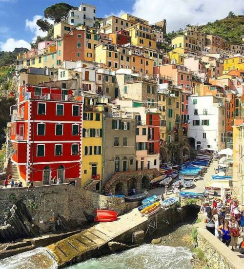 Riomaggiore the first of the Cinqueterre, or the last&hellip;it depends from wich way you are arrivi