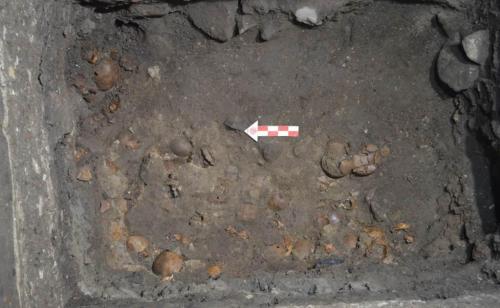 Hallan El Tzompantli Más Importante De Tenochtitlán. Es Una Estructura De Tezontle Y Estuco De Aproximadamente