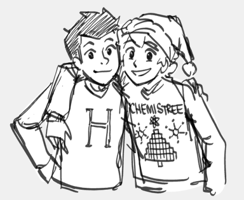 MERRY CHRISTMAS EVERYONE!!Here’s some Christmas Spidey kids I drew real quick in SBP :D