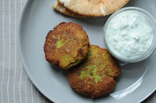 food52:  Well in that case…World’s Easiest Falafel and Tzatziki via Food52