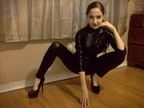 brunette-nymphette:  Here are the rest of them lol  Wow , sexy latex …
