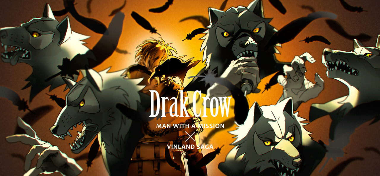 Vinland Saga OP 2  MAN WITH A MISSION – Dark Crow 