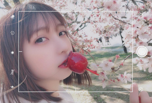 soimort: 松岡菜摘 - Twitter - Mon 01 Apr 2019 彼女とお花見して おれが写真撮ったなうに使いなさい “I went to hanami with my 