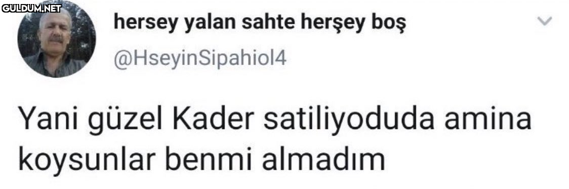 hersey yalan sahte herşey...