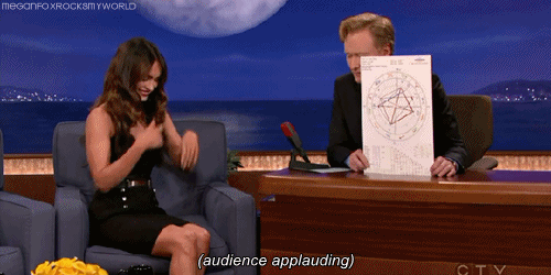 meganfoxrocksmyworld:Reasons I love Megan Denise Fox. And ended this topic by saying that Conan’s si