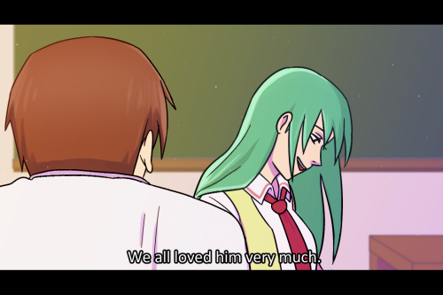 Screenshot redraw from the only moment I liked in the old Higurashi films haha. Just in time for the